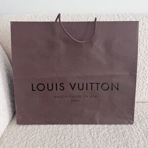 Louis Vuitton Large Brown Gift Bag